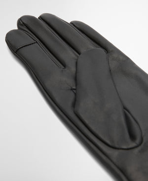 Black Leather Arlene Gloves