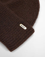 Load image into Gallery viewer, Brown Enid Beanie
