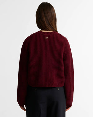 Red Adalyn Cardigan