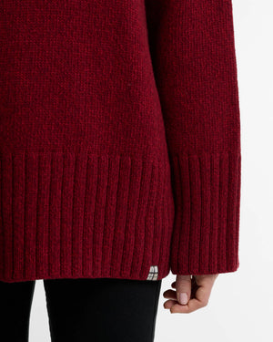 Red Gaia Crew Neck Jumper