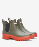 Load image into Gallery viewer, Barbour Mallow Short Wellingtons Olive

