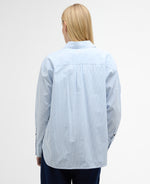 Load image into Gallery viewer, Blue Striped Polly Shirt
