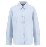 Load image into Gallery viewer, Blue Striped Polly Shirt
