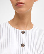 Load image into Gallery viewer, White Sloane Striped Waistcoat
