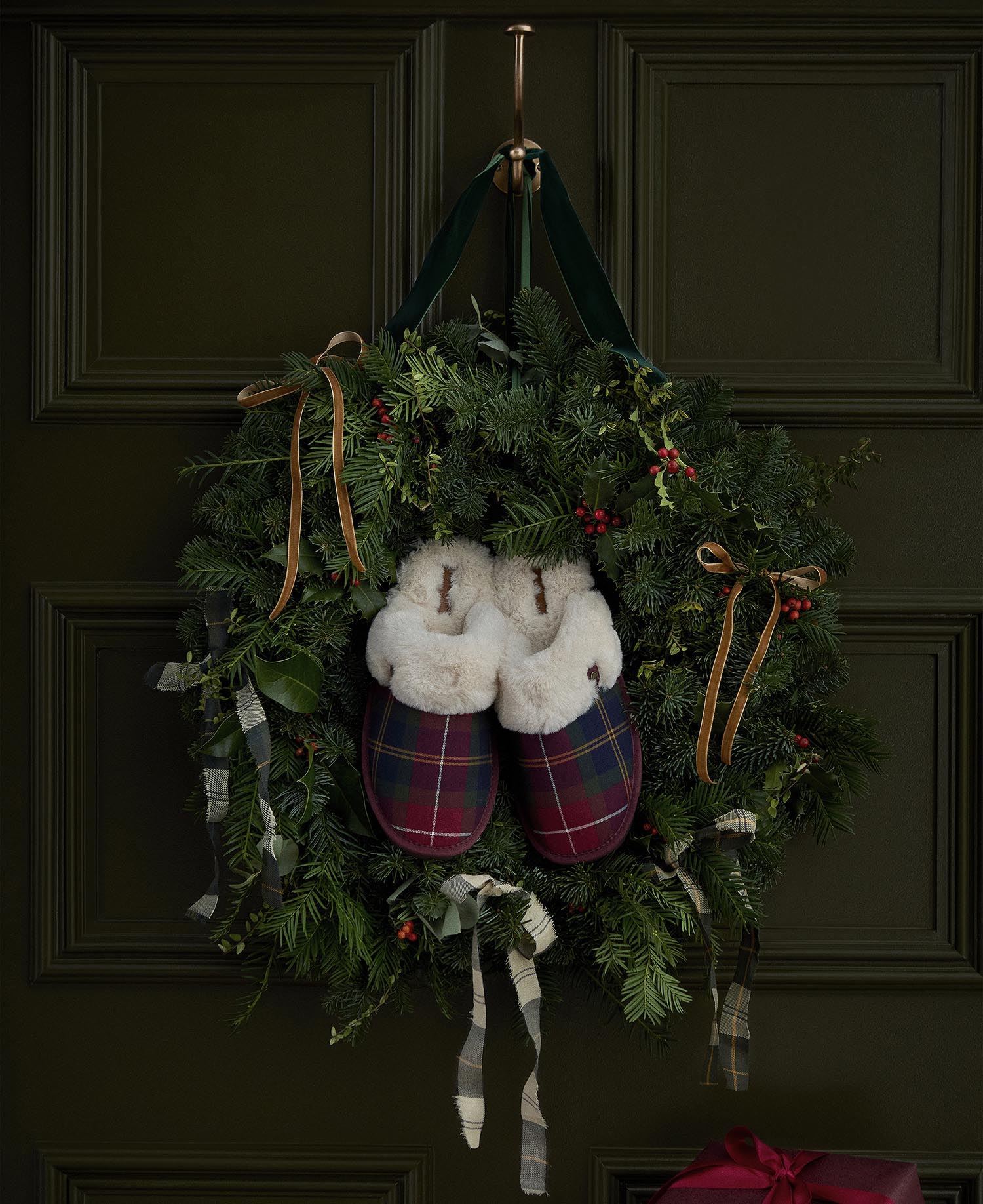 Tartan Claudia Mule Slipper