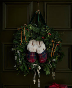 Tartan Claudia Mule Slipper