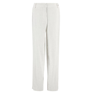 White Striped Sloane Trousers