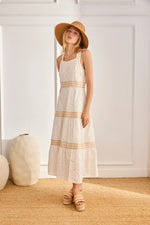 Load image into Gallery viewer, White Paisley Dress
