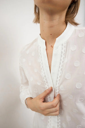 White Loto Shirt