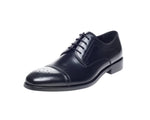 Load image into Gallery viewer, Black Lucan Semi Brogues Shoes
