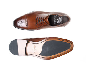 Tan Lucan Semi Brogues Shoes