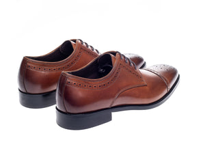 Tan Lucan Semi Brogues Shoes