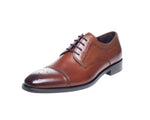 Load image into Gallery viewer, Tan Lucan Semi Brogues Shoes
