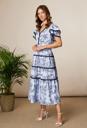 Blue Lyra Dress