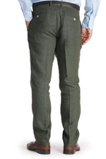 Load image into Gallery viewer, Olive Linen Trousers
