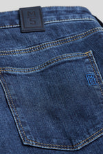 Load image into Gallery viewer, Blue Regular Stretch Jeans
