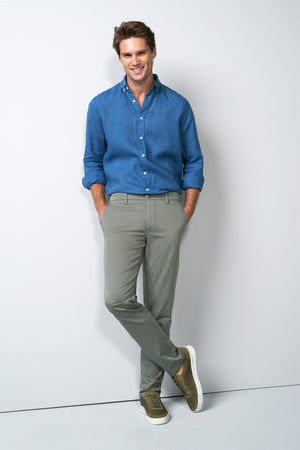 Olive Move Stretch Twill Chinos