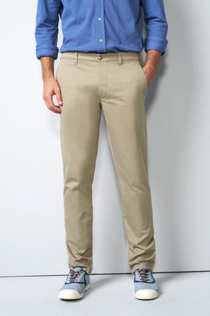 Beige Move Stretch Twill Chinos