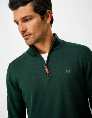 Green Half Zip Jumper