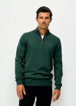 Load image into Gallery viewer, Green Half Zip Jumper
