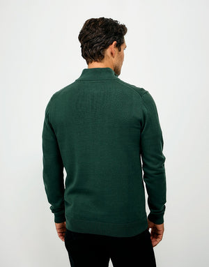 Green Half Zip Jumper