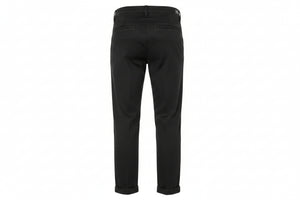 Black Turn Up Chinos