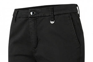 Black Turn Up Chinos