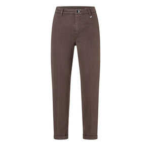 Brown Turn Up Chinos