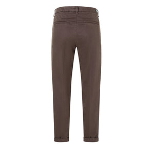 Brown Turn Up Chinos