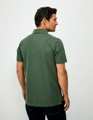 Green Classic Pique Polo Shirt
