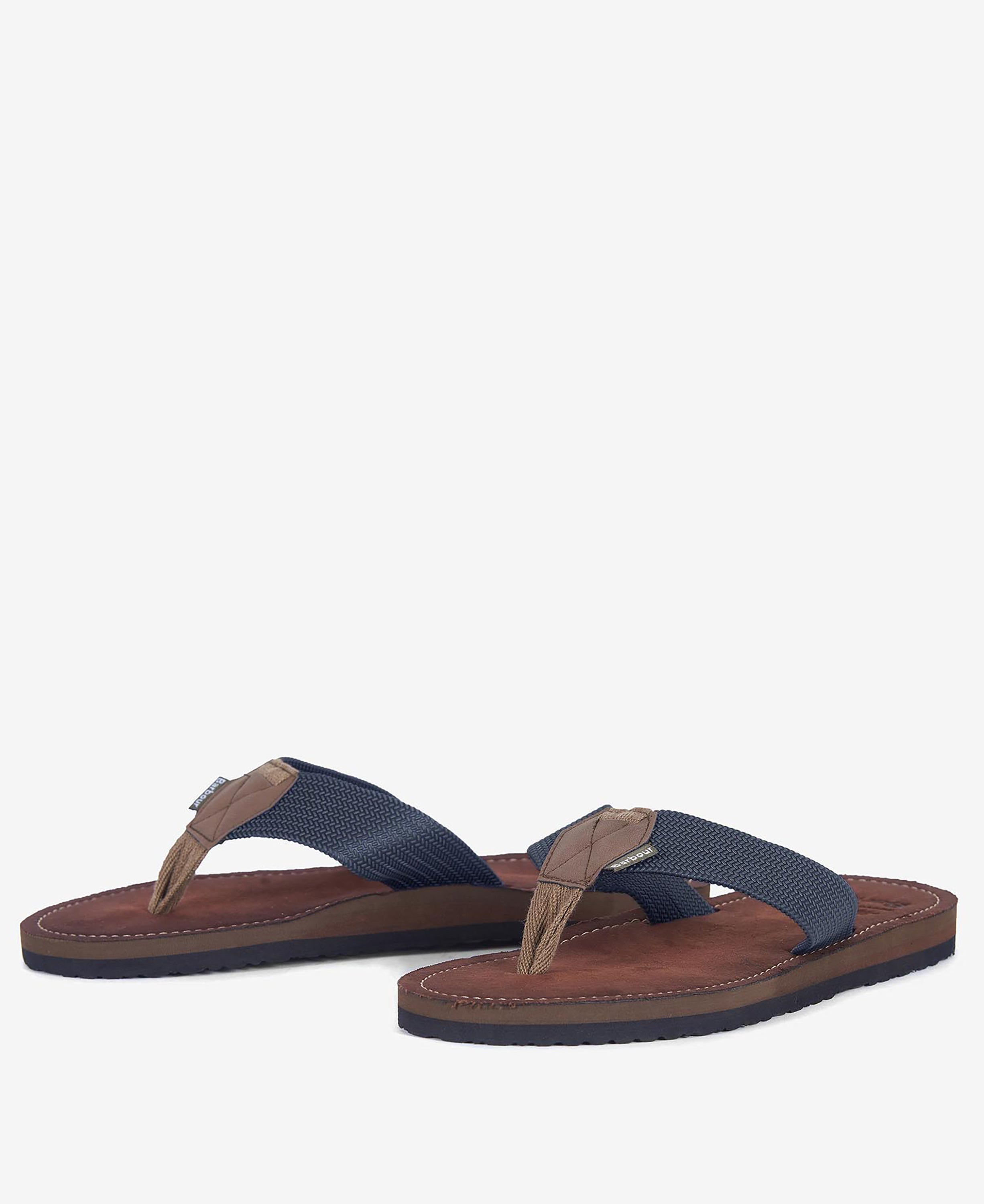 Barbour Navy Toeman Beach Flip Flop