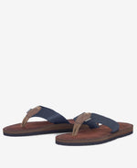 Load image into Gallery viewer, Barbour Navy Toeman Beach Flip Flop
