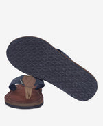 Load image into Gallery viewer, Barbour Navy Toeman Beach Flip Flop
