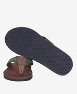 Load image into Gallery viewer, Barbour Olive Toeman Beach Flip Flop
