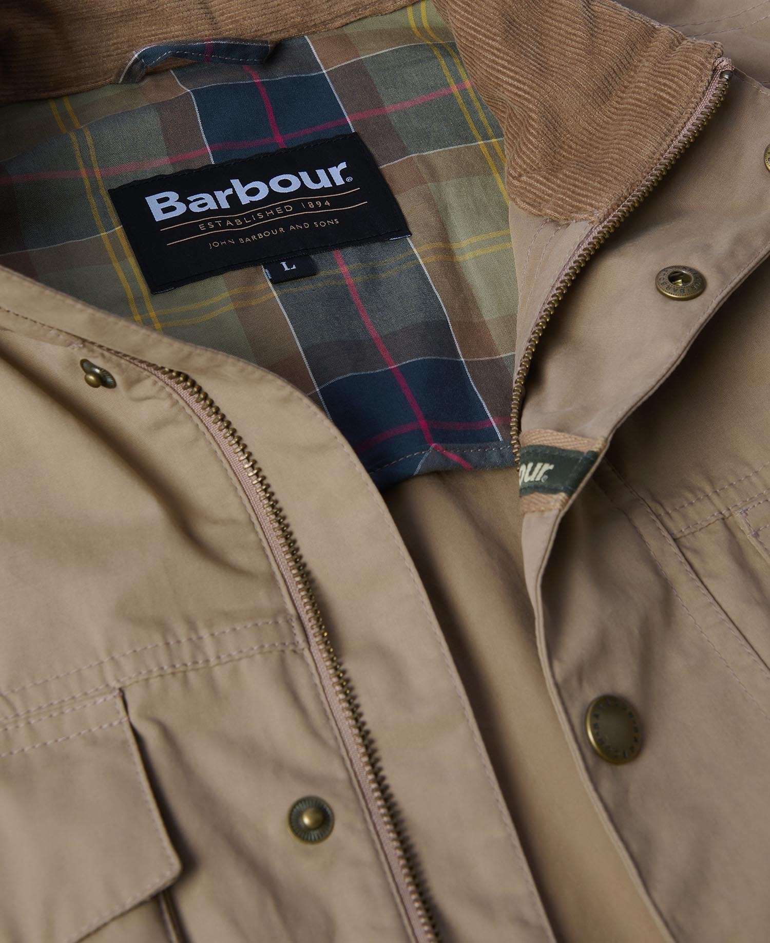 Barbour Beige Sanderling Casual Jacket