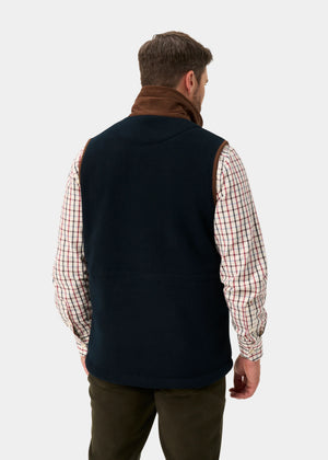 Navy Fleece Gilet