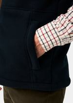 Load image into Gallery viewer, Navy Fleece Gilet
