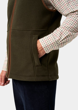 Navy Fleece Gilet