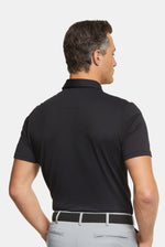 Load image into Gallery viewer, Black Pique Polo Shirt
