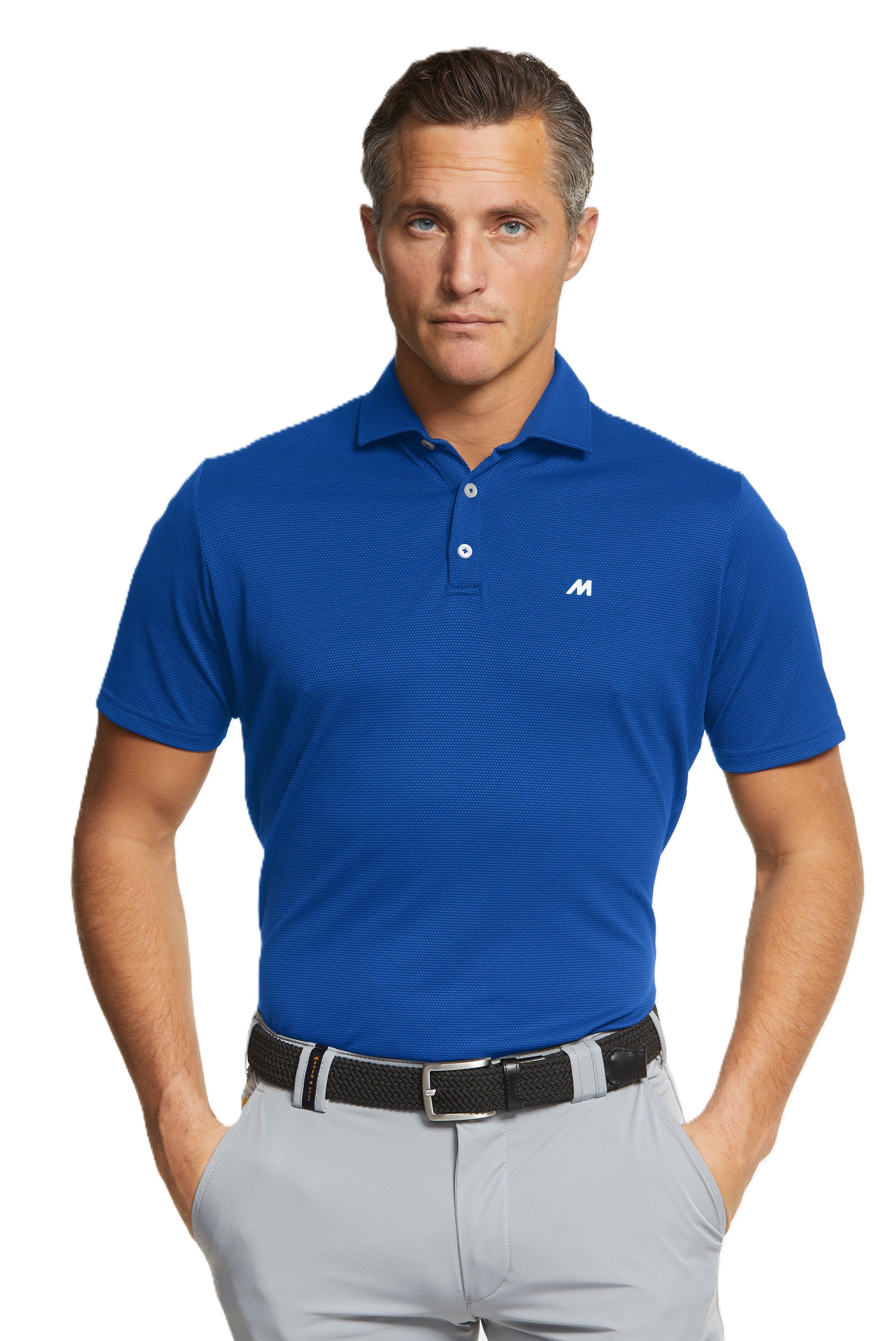 Royal Blue Pique Polo Shirt