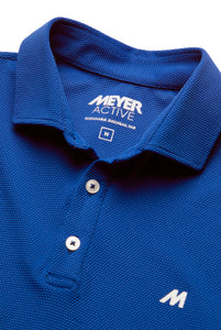 Royal Blue Pique Polo Shirt