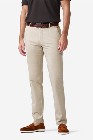 Stone Exclusive Stretch Textured Cotton Trousers