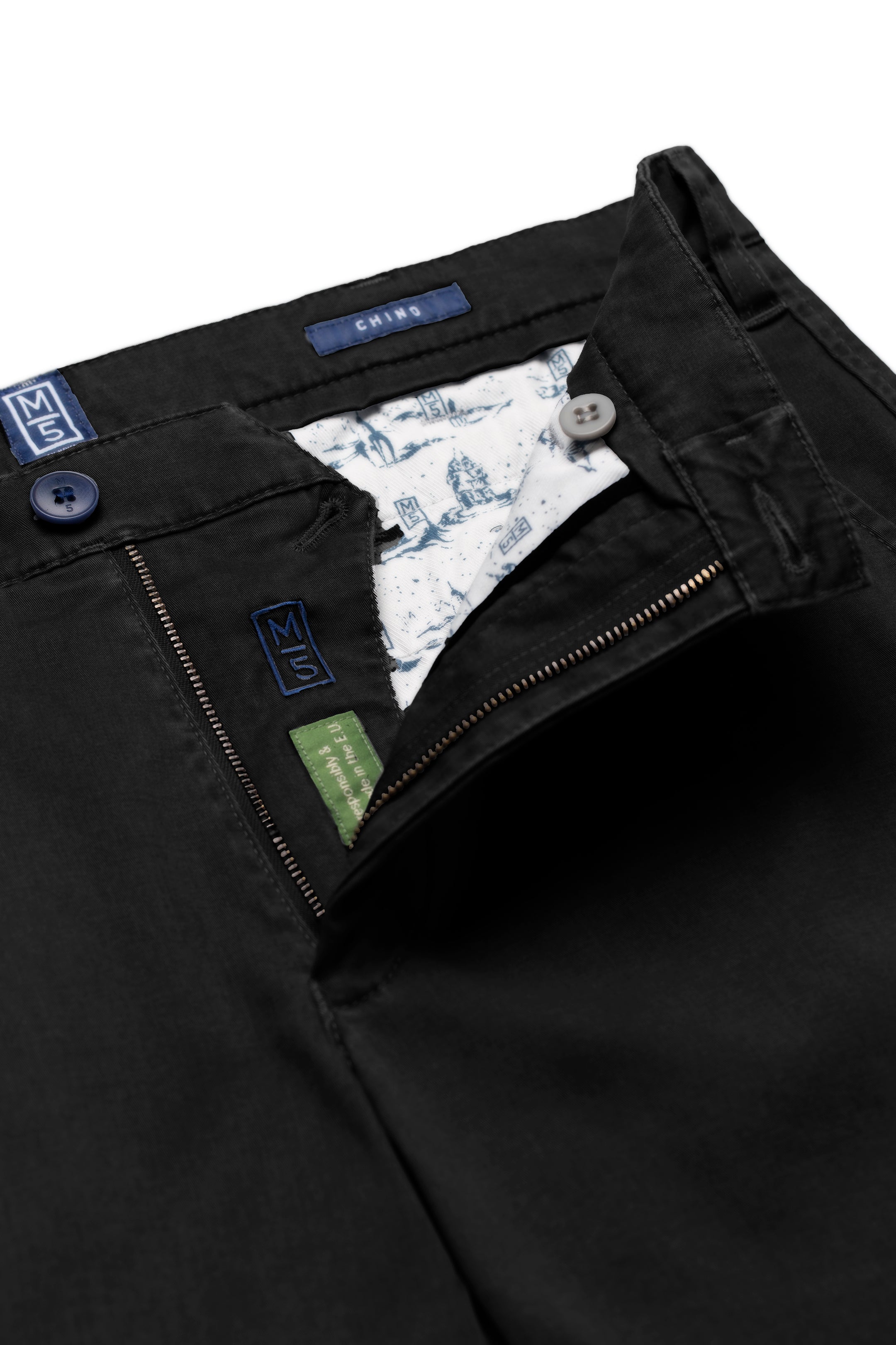 Black Chino Regular Leg