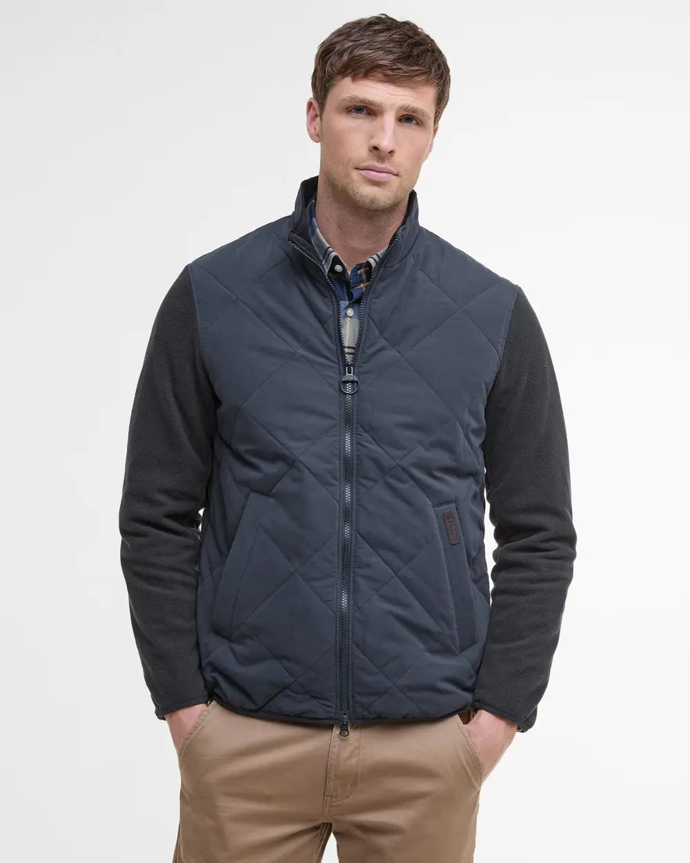 Navy Hybrid Fleece Jacket