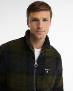 Load image into Gallery viewer, Tartan Zip Through Fleece Jacket
