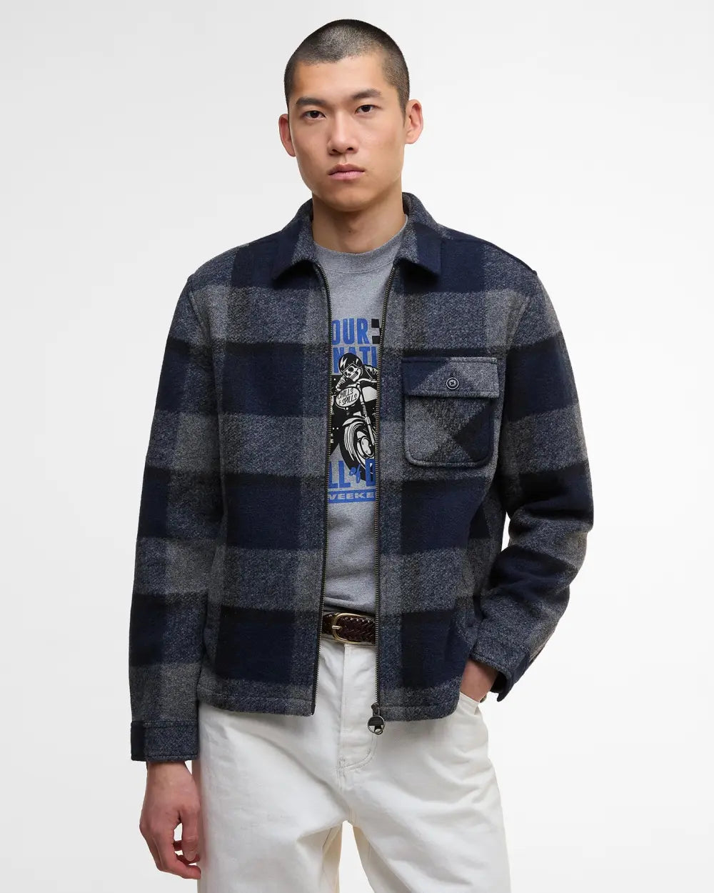 Navy Hailwood Overshirt