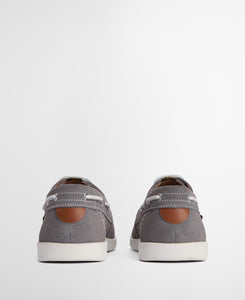 Barbour Armada Suede Boat Shoe Grey