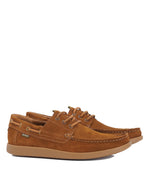 Load image into Gallery viewer, Barbour Cognac Armada Boat Shoes
