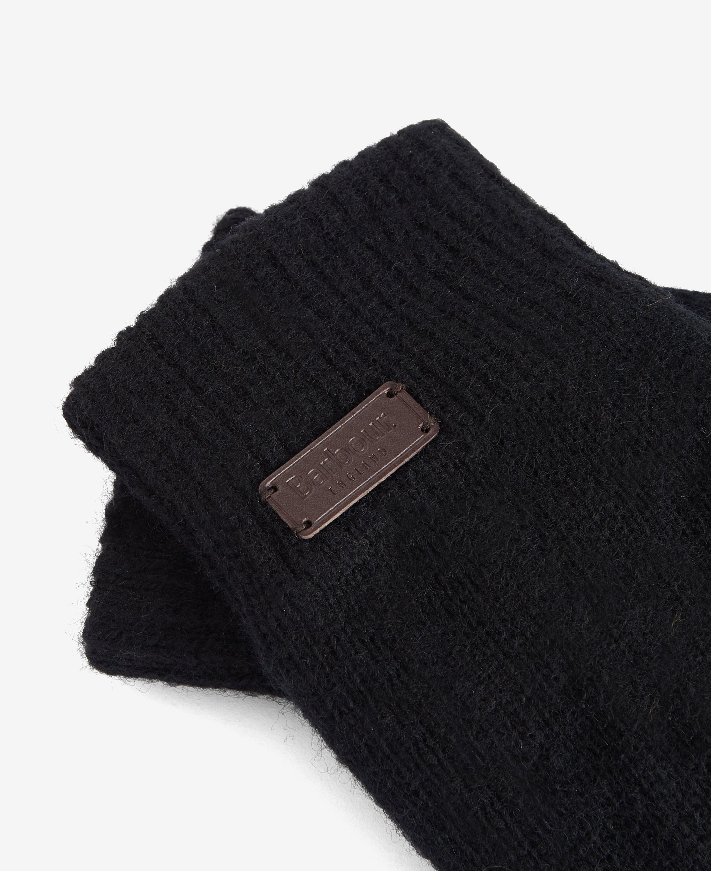 Black Carlton Knitted Gloves
