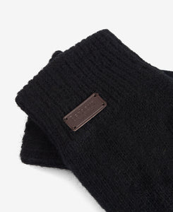 Black Carlton Knitted Gloves